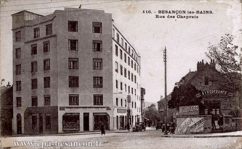 116. BESANÇON-les-BAINS. Rue des Chaprais